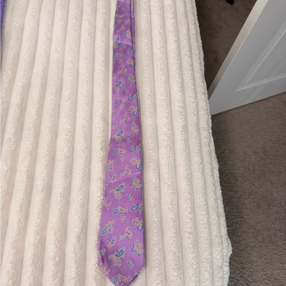 Purple Paisley Tie